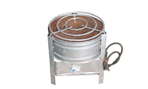 Round Single Burner Resistor Stove - Large
