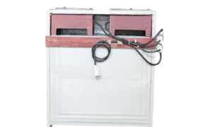 Two-Burner Electric Stove with Cabinet